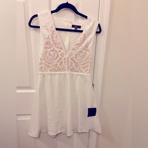 Lace Front Lulus Skater Style Party Dress Size Medium NWT